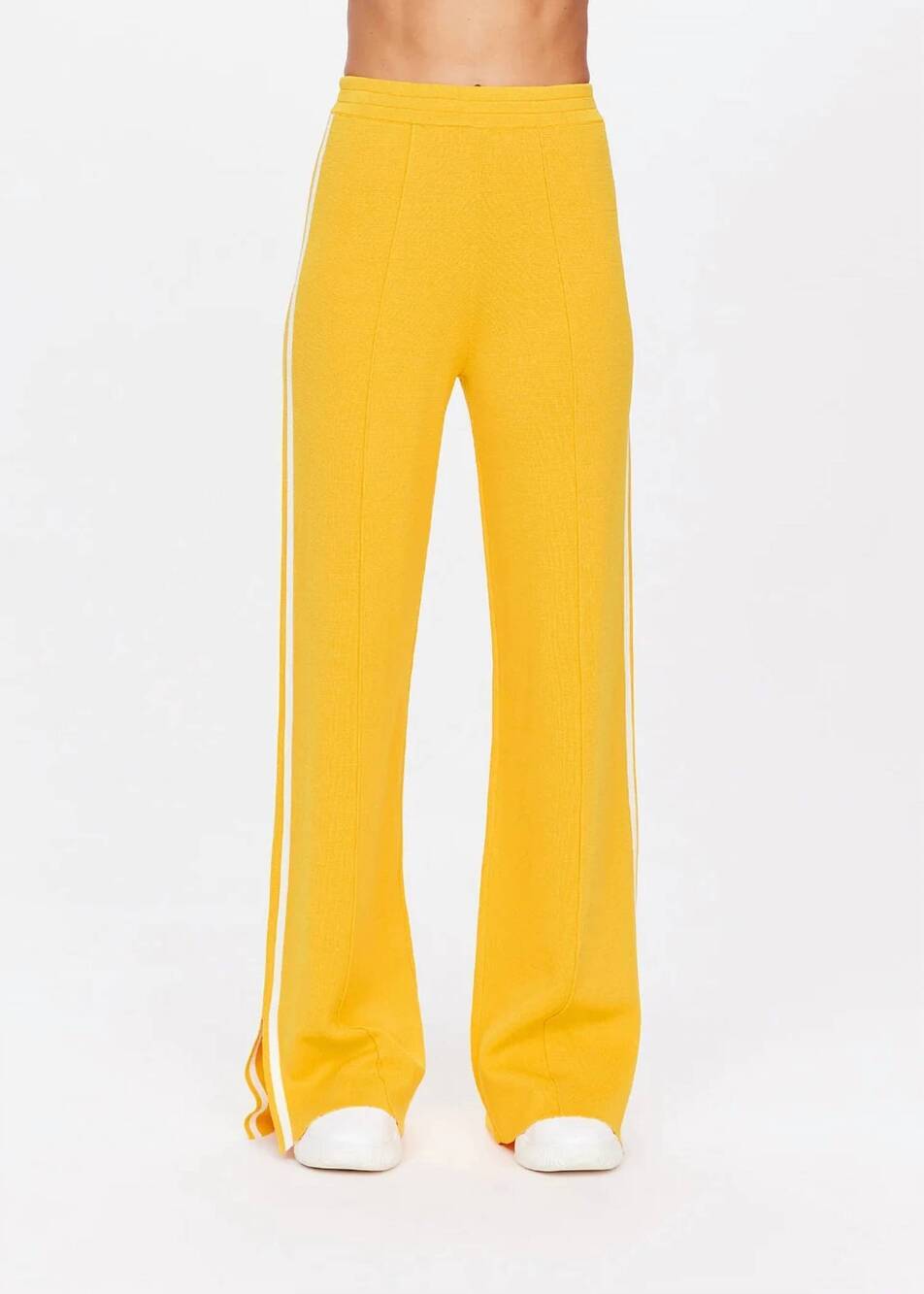 NEW THE UPSIDE women's dunes freya knit pant in yellow